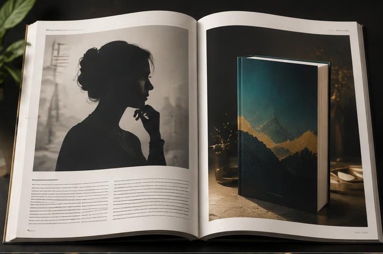 Editorial Author Spotlight concept sample, not client work