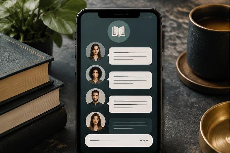 Reader Group Setup and Moderation concept sample, not client work