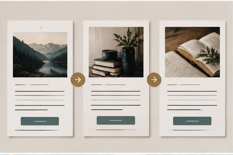 Newsletter Welcome Sequence concept sample, not client work