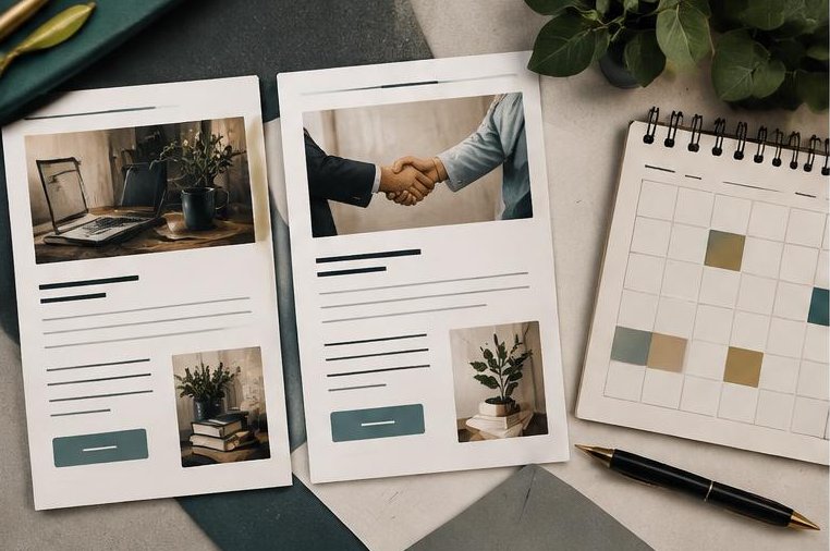 Newsletter Swap Campaign Coordination concept sample, not verified client work