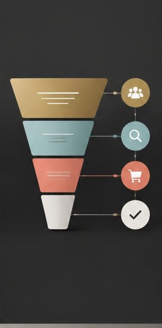 Sales Funnel Design concept sample, not client work
