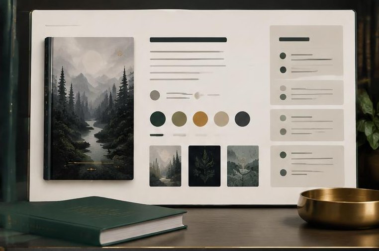 StoryGraph Author Profile and Book Metadata Setup concept sample, not client work
